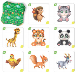 Игра настольная «Мемо для малышей. Животные» - Фото 2