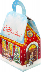 Коробка для конфет «Домик. Уютный Новый год» - Фото 2