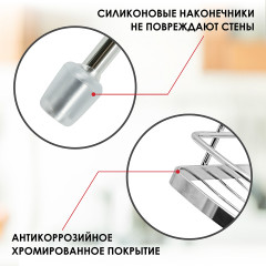 Полка на рейлинг угловая - Фото 3