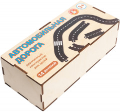 Конструктор деревянный «Автомобильная дорога» - Фото 1