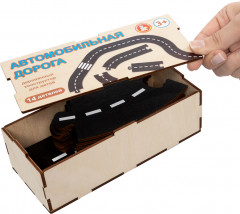 Конструктор деревянный «Автомобильная дорога» - Фото 3