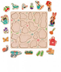 Игрушка развивающая вкладыш «Весенний сад» - Фото 2