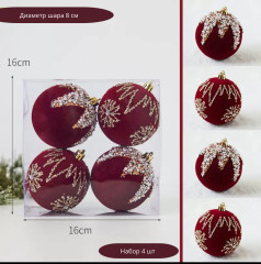 Набор елочных шаров - Фото 1