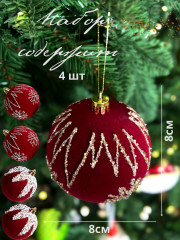 Набор елочных шаров - Фото 3