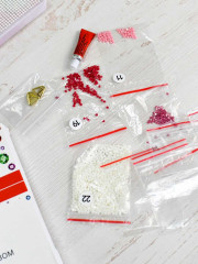 Мозаика алмазная «Девушка с бабочками» - Фото 15