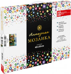 Мозаика алмазная «Дом на озере» - Фото 1