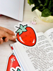 Набор стикеров-закладок «Клубника» - Фото 3