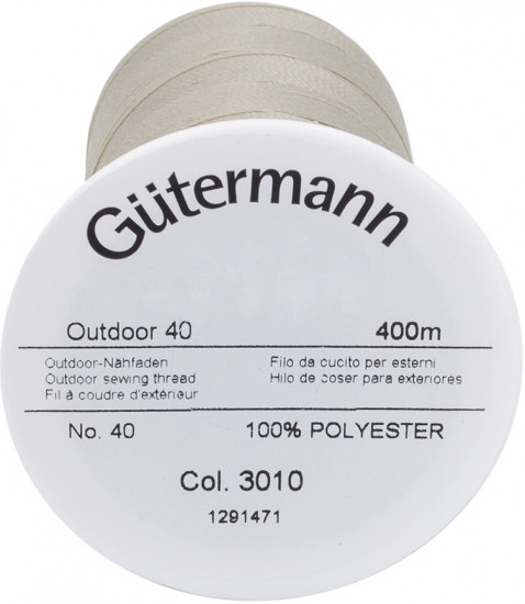 Нить для уличных тканей «Outdoor 40», цвет № 3010 темно-бежевый