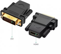 Переходник DVI(m) 24+1 - HDMI(f) (20124) - Фото 1