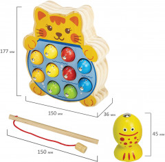 Сортер-рыбалка «Кот» - Фото 13