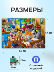 Набор пазлов «Пушистые непоседы» - Фото 3