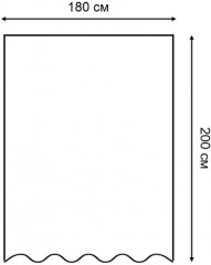 Штора для ванной PE1148R - Фото 1