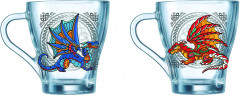 Кружка «Витражный дракон» - Фото 1