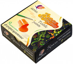 Набор красок по ткани акриловых флуоресцентных - Фото 6