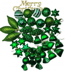 Набор шаров и украшений елочных - Фото 1