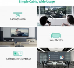 Конвертер HDMI на DisplayPort Adapter MM107 - Фото 2