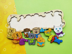 Рамка-вкладыш «Щенки на прогулке» - Фото 2