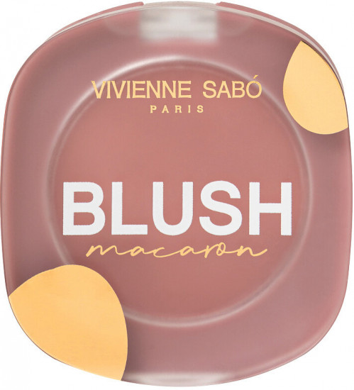 Румяна для лица «Macaron», оттенок 04 Натуральный розовый