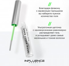 Гель для бровей «Brow Robot Nano», оттенок Прозрачный - Фото 4