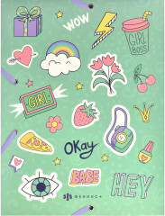 Папка для документов «Яркие стикеры» - Фото 3