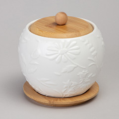 Банка для хранения на подставке «Flower Story» - Фото 1