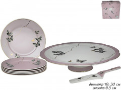 Набор посуды для торта «Butterfly» - Фото 1