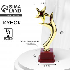 Фигура наградная «Звезда и пламя» - Фото 3