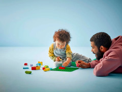 Конструктор Duplo 10460 Зеленая пластина для строительства. Green Building Plate - Фото 4