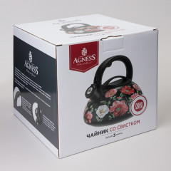 Чайник со свистком «Белые маки» - Фото 5