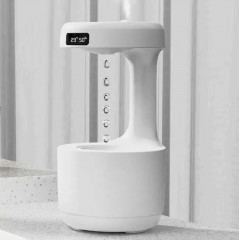 Увлажнитель воздуха с подсветкой и часами антигравитационный - Фото 1