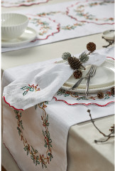 Комплект салфеток сервировочных «Festive wreath» - Фото 2