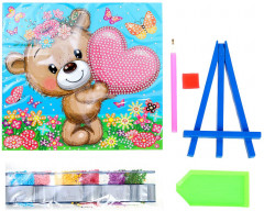 Мозаика алмазная «Мишка» - Фото 1