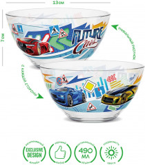 Набор детской посуды «Future cars. Автомобили будущего» - Фото 4