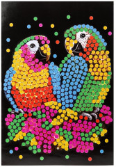 Картина из пайеток «Попугаи» - Фото 2