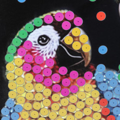 Картина из пайеток «Попугаи» - Фото 3