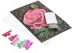 Картина из пайеток «Розочка» - Фото 1