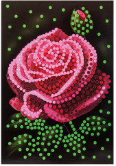 Картина из пайеток «Розочка» - Фото 2