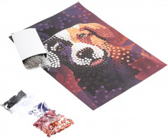 Картина из пайеток «Собака» - Фото 2