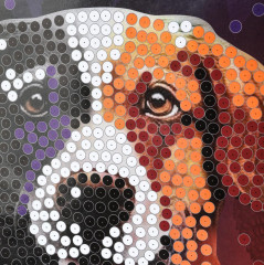 Картина из пайеток «Собака» - Фото 4