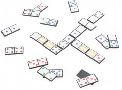 Логическая настольная игра «Домино. Синий Трактор» - Фото 3