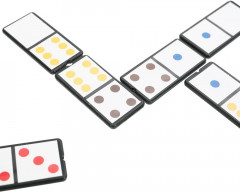 Логическая настольная игра «Домино. Синий Трактор» - Фото 4