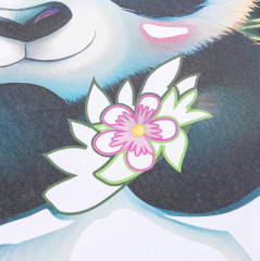 Аппликация из песка «Панда» - Фото 3