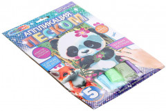 Аппликация из песка «Панда» - Фото 7