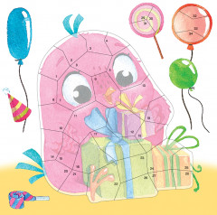 Наклейками по номерам. Весёлые птички - Фото 3