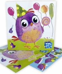 Наклейками по номерам. Весёлые птички - Фото 5