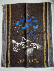 Набор полотенец кухонных «Лунный кот» - Фото 1