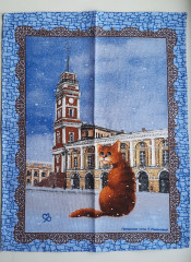 Набор полотенец кухонных «Питерские коты» - Фото 1