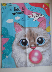 Комплект полотенец вафельных «Кис Кис» - Фото 1