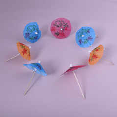 Набор шпажек для канапе и коктейлей «Зонтики» - Фото 1