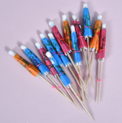 Набор шпажек для канапе и коктейлей «Зонтики» - Фото 3